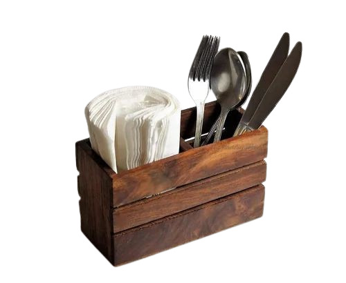 Wooden Cutlery Stand