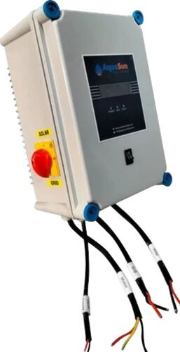 Premium 1 HP Solar Pump Controller - 0.75 kW 50Hz 10A Current 200Vdc Solar Input 230V Grid Input | Optimum Quality Sleek Grey Finish