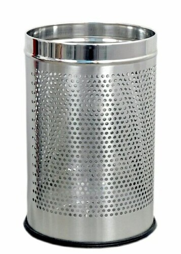 10 Liter Ss Perforated Dustbin