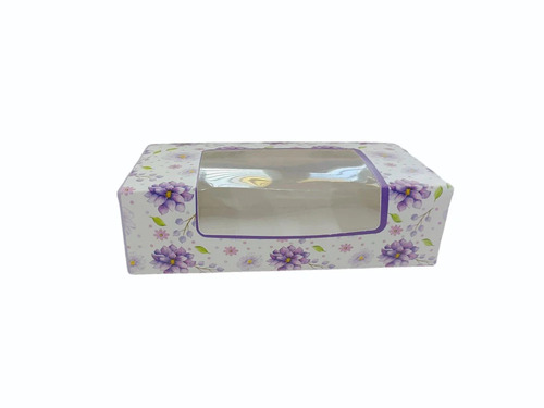 2 Piece Brownie Box - Multi-Color Paper Rectangular Shape | Eco-Friendly Durable Available in Plain & Printed Designs