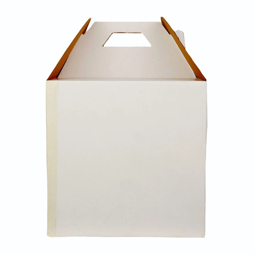 2 Tier Cake Box - Paper, Rectangular, Multi-Color | Durable, Eco-Friendly, Plain & Printed Design for Food Use