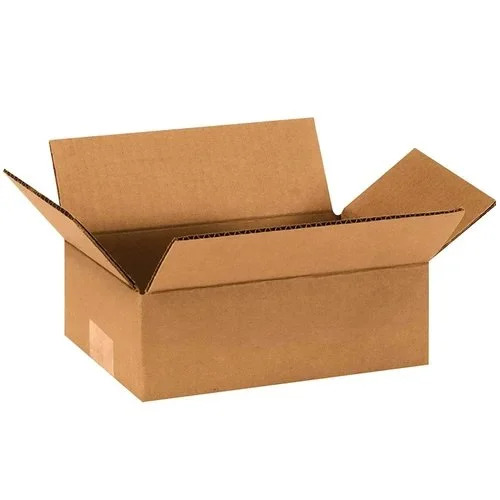 5 Ply Brown Plain Corrugated Box - Kraft Paper, Rectangular Shape | Eco-Friendly, Durable for Gift & Crafts, Personal Care, Pharmaceutical Use