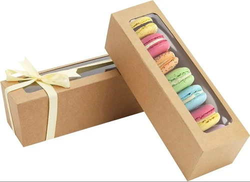 Cake And Cookies Packaging Boxes - Paper, Rectangular, Multi-Color | Durable, Eco-Friendly, Plain and Printed Design