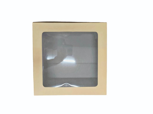 Cake Packaging Box, 1 Kg - Paper Material, Square Shape, Multi-Color Options | Durable, Eco-Friendly, Plain or Printed Designs