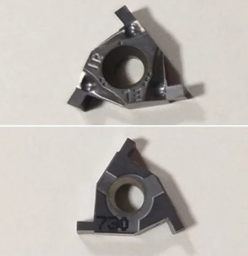 Carbide Grooving Insert - Alloy Steel, Size All, Color Coated Black | Industrial Application, Polished Finish