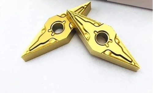 Carbide Insert - Polished Finish, Yellow Color | Industrial Usage, All Size Compatibility