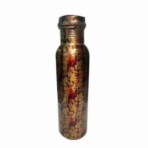 Copper Digital Printed Water Bottle