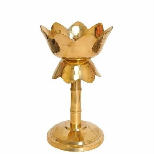 Decorative Lotus Brass Diya