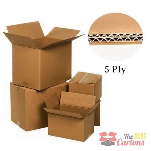 Double Wall 5 Ply Corrugated Box - Eco Friendly Kraft Paper, Rectangular Shape, Various Colors | Ideal for Electronics, Personal Care, and Pharmaceuticals