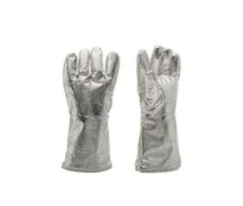 Fire Fighting Gloves - Silver Full Fingered Design | Durable and Stylish Fire Fighting Application
