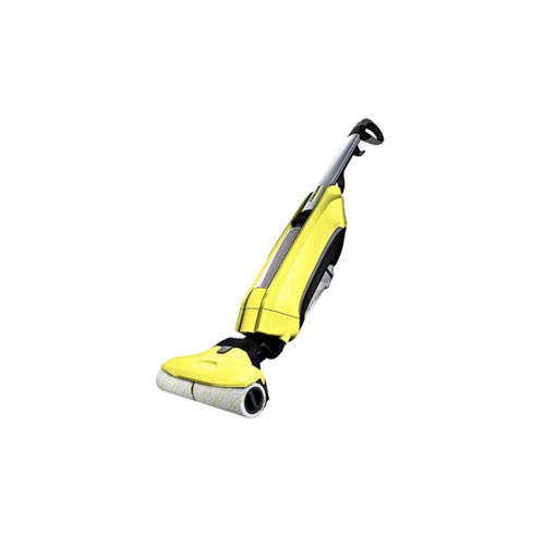 Hard Floor Cleaner - 460W Power, 400ml Fresh Water Tank, 200ml Dirty Water Tank | Efficient Floor Cleaning with Approx. 2 Min Drying Time, Yellow and White Design