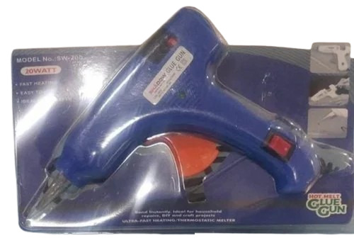 Glue Gun 20W - Air Volume: 100 | Blue Color Finish, 20W Power Consumption, No Warranty