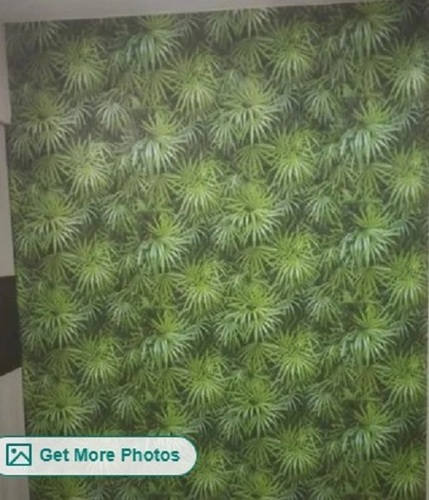 Green Printed Pvc Wallpaper