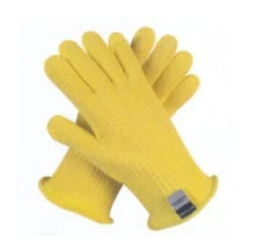 Kevlar Knitted Gloves - Full Fingered, Yellow Color | Washable, Breathable Design, Ideal for Sample Orders