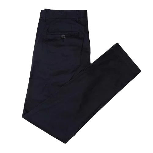 Mens Blue Formal Trousers