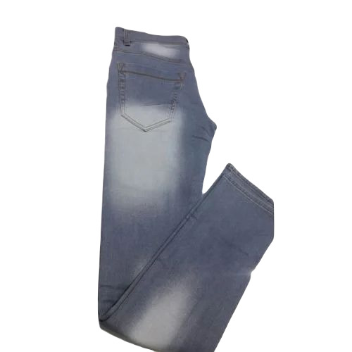 Men's Denim Washed Jeans - Breathable And Lightweight | Regular Fit, Plain Dyed, Suitable For Summer And Winter, Waist Size 28-40 Inches