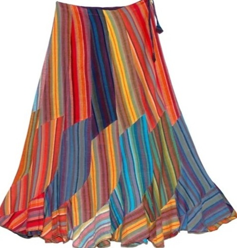 Multicolor Cotton Skirts