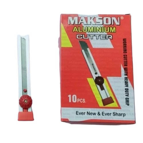 Paper Cutter Knife - 18mm Aluminium Body, Sharp Stainless Steel Blade, Ergonomic Handle, Lightweight Design for Versatile Paper Cutting