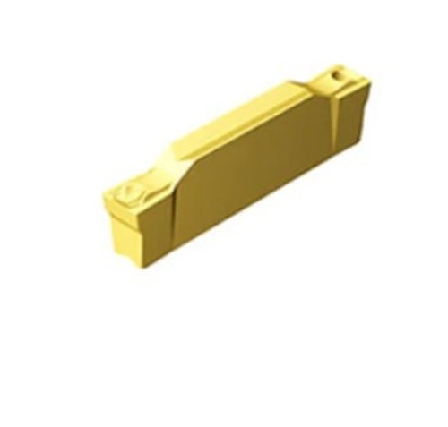 Parting Grooving Inserts - Carbide Material, Yellow Color Coated Finish | Industrial Cutting Tools For Versatile Applications