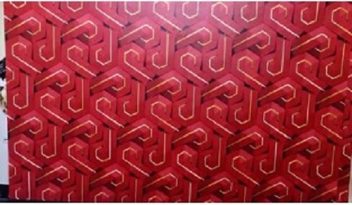 Red PVC Wallpaper