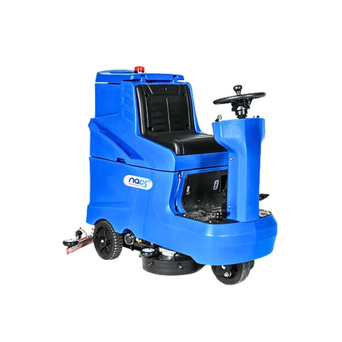 Ride On Scrubber Dryer - 80L Solution Tank, 2200 m2/h Cleaning Rate, 950mm Suction Width, New Blue Finish | Industrial Floor Cleaning, 6.5 Hours Runtime, High Power Motors