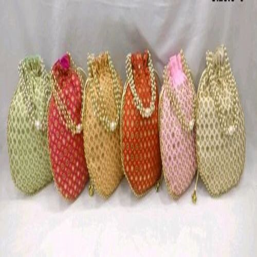 Sequence Potli Bag - Silk Material