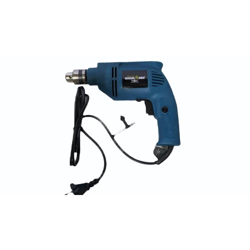 SWASTIK GOLD Electric Drill - 0-4500 RPM, 220V, 10mm Wood Drilling | Blue, Ideal for Woodworking and Home Improvement