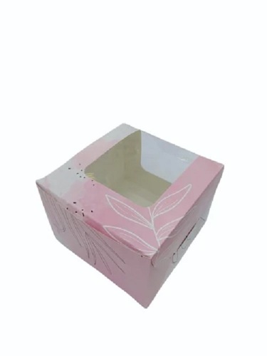 Tall Cake Packaging Box - Paper 1.5 Kg Multi-Color | Durable Eco Friendly Square Shape Available in Plain & Printed Patterns