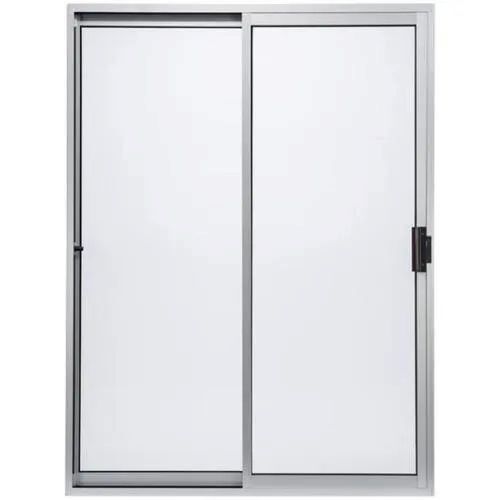 Aluminum Sliding Door - Powder Coated, Grey | Low Maintenance, Energy Efficient, Scratch Resistant, Thermal Insulation, Soundproofing, Eco-Friendly, Customizable Finish, Sleek Appearance