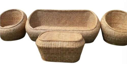 Cane Sofa Set