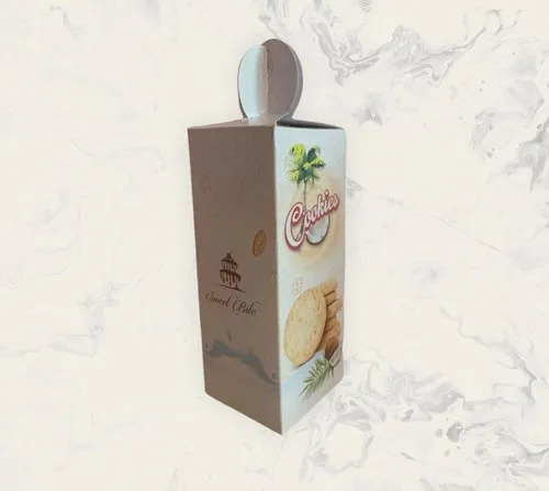 Corrugated Cookie Printed Packaging Boxes - Kraft Paper, Rectangle Shape, Eco-Friendly, Durable | Various Colors, Plain & Printed Options
