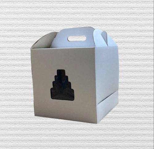 Corrugated Tall Cake Packaging Box - Kraft Paper, Rectangle Shape, Various Colors | Durable, Eco-Friendly, Plain & Printed Patterns