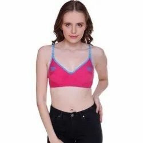 Cotton Bra - Non-Padded, All Sizes Available | Soft, Breathable Fabric, Adjustable Straps, Lightweight & Flexible, Seamless Design Option