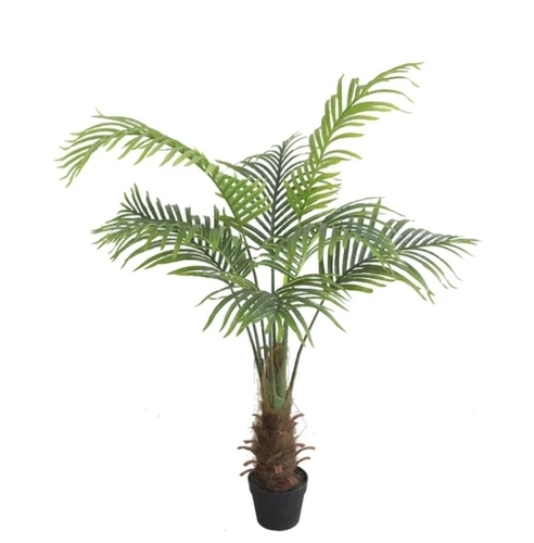 Date Palm - 4 Feet, Green | Low Maintenance, Allergy-Friendly, UV Resistant, Lightweight Design, Indoor/Outdoor Use