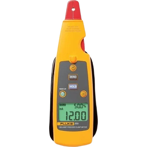 Digital Clamp Meter - Optimum Plastic Material, 22cm Height, Yellow Color | 2 AAA Batteries Power Supply, 1.5 Â±5 Accuracy, Industrial Usage