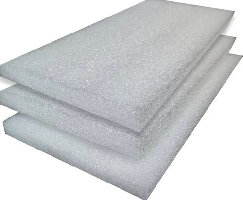 Epe Foam Sheet - 25mm Thick, 5ft x 6ft Size, White Plain Texture | Industrial & Furniture Applications, Rectangular Shape, Density 30-32 Kg/m3