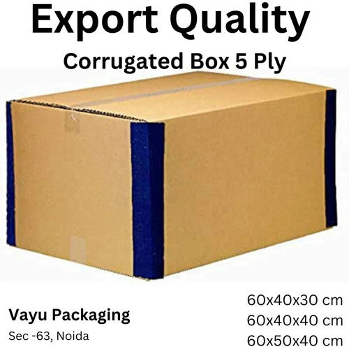 Export Quality 5 Ply Corrugated Box