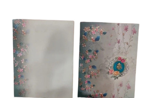 Fancy Printed Wedding Invitation Cards - Rectangular Design Attractive Pattern | Folded Wedding Card for Inviting Guests