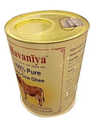 Ghee Tin Container - 250 Gram, 2mm Thick Premium Stainless Steel Design | Food Safe, Moisture Proof, Leak Proof, Lightweight, Easy to Open, Recyclable