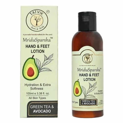 Hand & Feet Lotion - 100 mL Bottle, Organic, Paraben Free, Safe To Use for All Skin Types