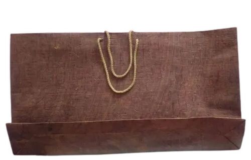 Premium Quality Cotton Chindi Horizontal Paper Carry Bag - 10x18 Inch, Golden Color, Reusable Design, Water Resistant, Tear Resistant, Foldable, Rope Handles