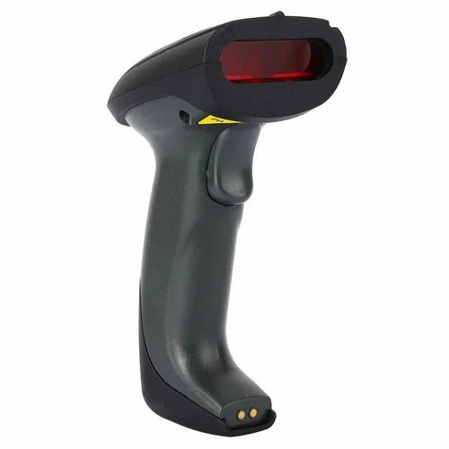 Laser Barcode Scanner - 650 nm Light Source, 300 Scans/sec Speed, IP54 Rated | Durable Black Design, 32 Bit Color Depth, 150g Lightweight