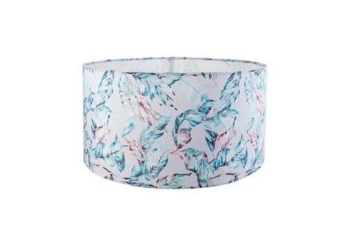 Leaf Print Cotton Lamp Shade