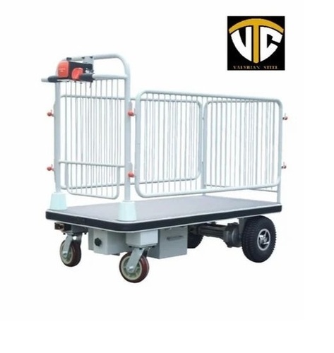 Mild Steel Battery Operated Warehouse Trolley