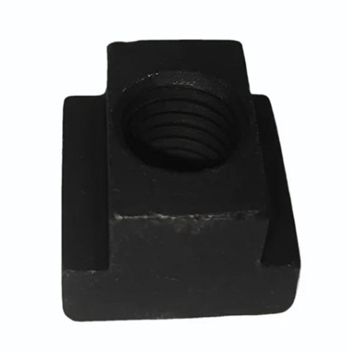Mild Steel T Threaded Nut - Inner Diameter 20 mm, Tensile Strength 650 MPa, Black Oxidized Finish | Industrial Grade, Durable, Versatile Use