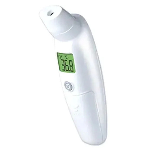 Non Contact Infrared Thermometer - Accuracy 3%, 1 Second Response Time | Handheld Lcd Display, Medical Plastic Design