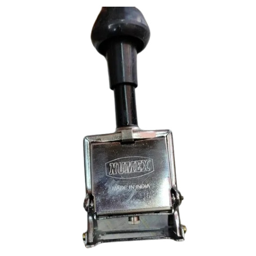 Numex Numbering Machine - Silver | Sturdy Design, Automatic Numbering, Clear 6 Digit Stamping, Easy Adjust Settings for Customization