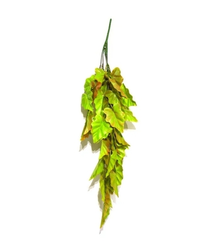Plastic Artificial Leaves Hanging Creeper - Plastic Material, Green Color | Low Maintenance, UV Resistant, Lightweight Design, Indoor/Outdoor Use, Allergy-Friendly, Versatile Placement