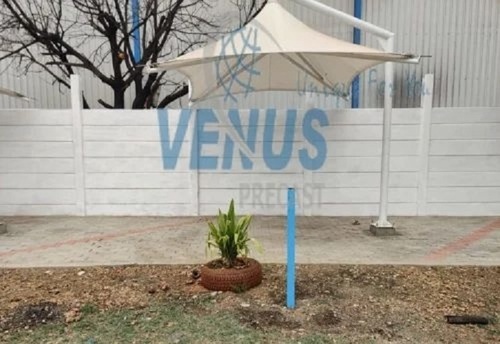 Precast RCC Boundary Wall - 2100mm x 300mm x 50mm Slab & 150mm x 150mm Column, Weather Proof and High Strength Quality