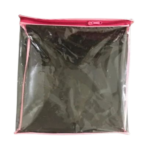 Pvc Chain Bag - Transparent PVC 0.5 Kg Capacity Customizable Size with Zipper Closure and Plain Design